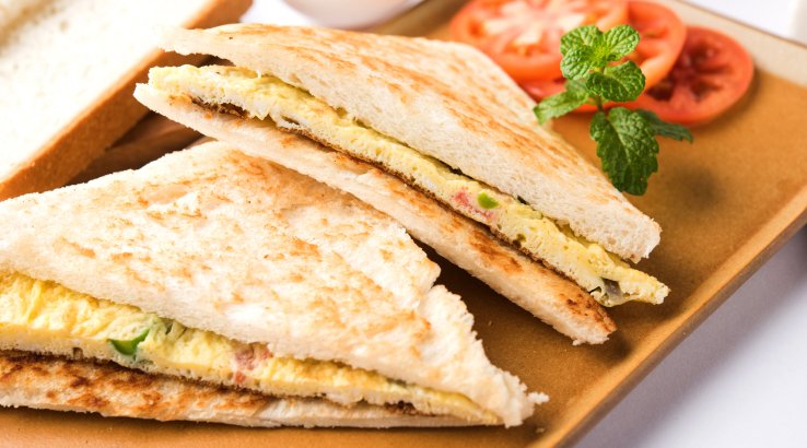 Солодкий сендвіч з яйцем