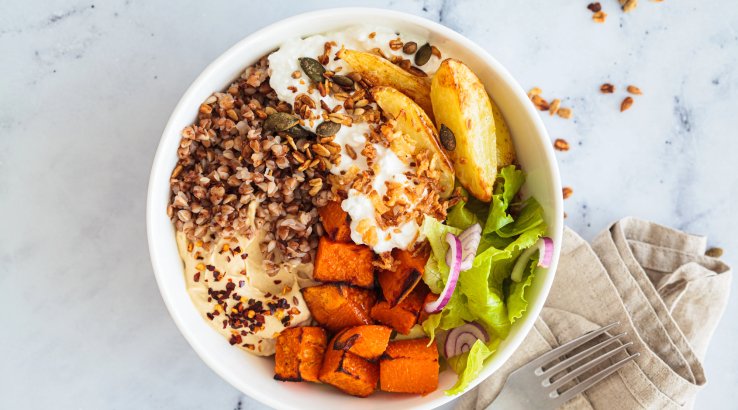 Гарбуз з гречкою