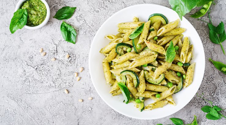 Паста з соусом песто