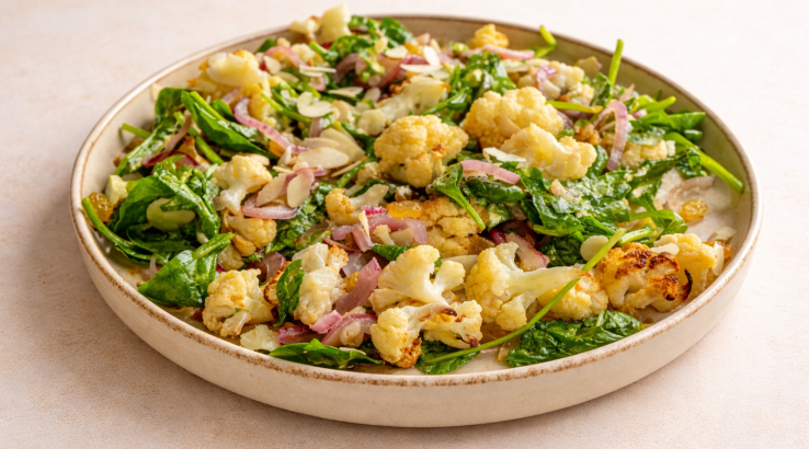 Пісний салат з цвітною капустою