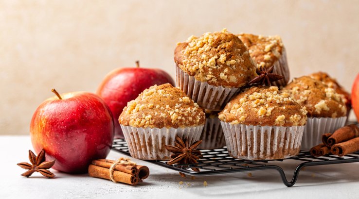 Медові кексики з яблуками