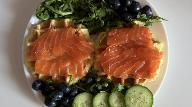 Низькокалорійні вафлі без глютену