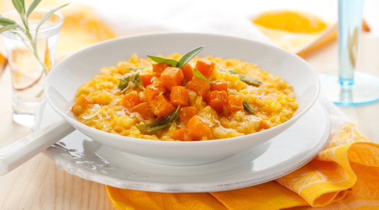 Гарбузове ризото з м’ясом