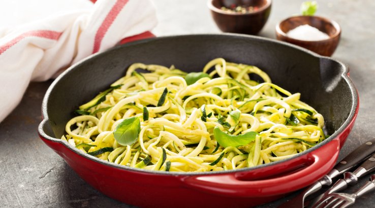 Паста із цукіні та песто