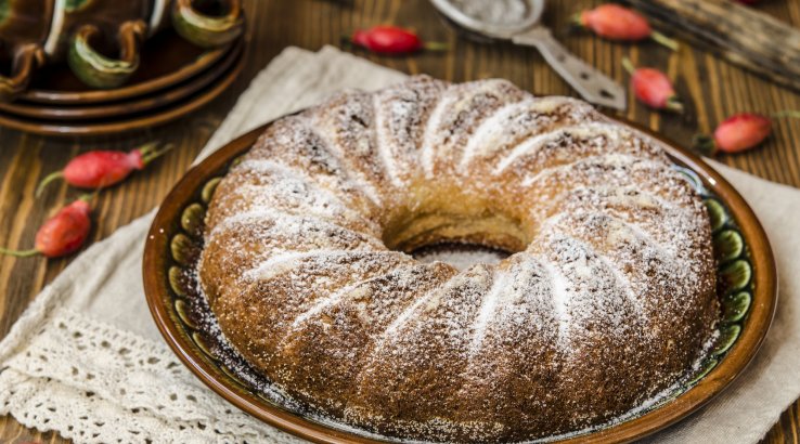 Шарлотка з шоколадом