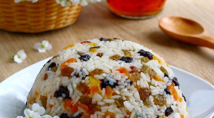 Австралійський рисовий пудинг з сухофруктами