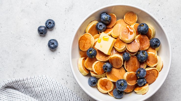 Мініпанкейки з лохиною