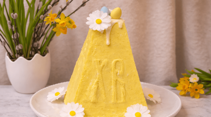 Сирна паска з лимоном і маком