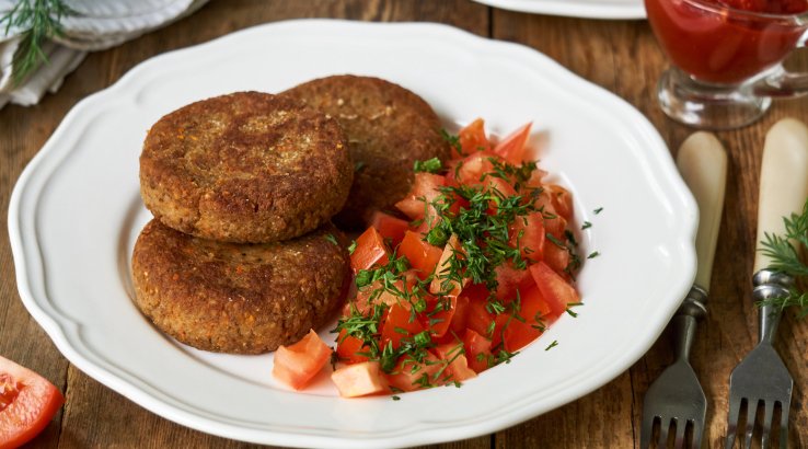 Пісні гречаники з овочами