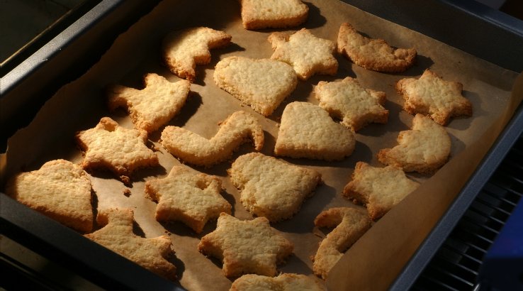 Просте печиво без масла:рецепт