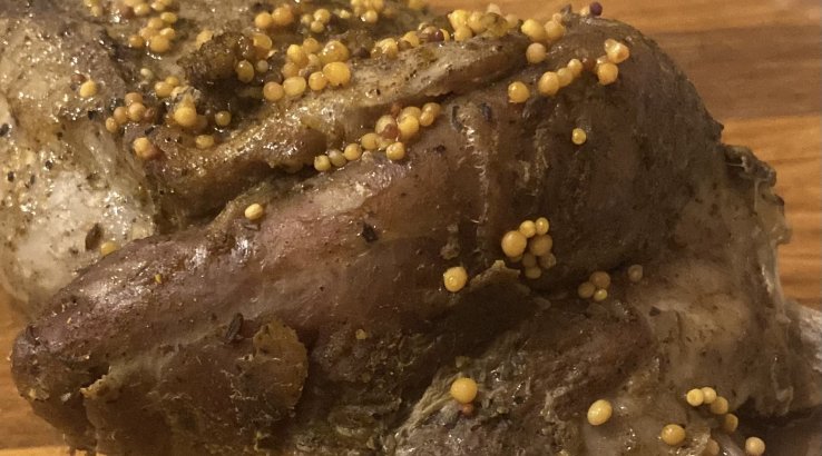 Бараняча лопатка в гірчиці