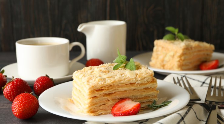 шматок торта "Наполеон"