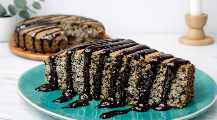 Маковий манник з шоколадом