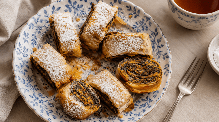 Гарбузовий рулет з маком