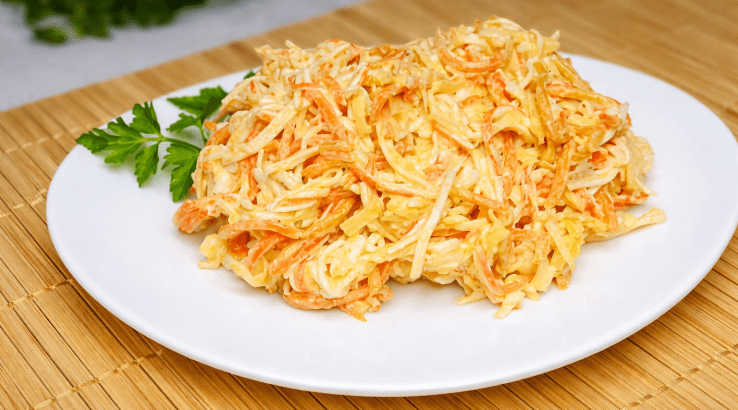 Закуска з крабовими паличками