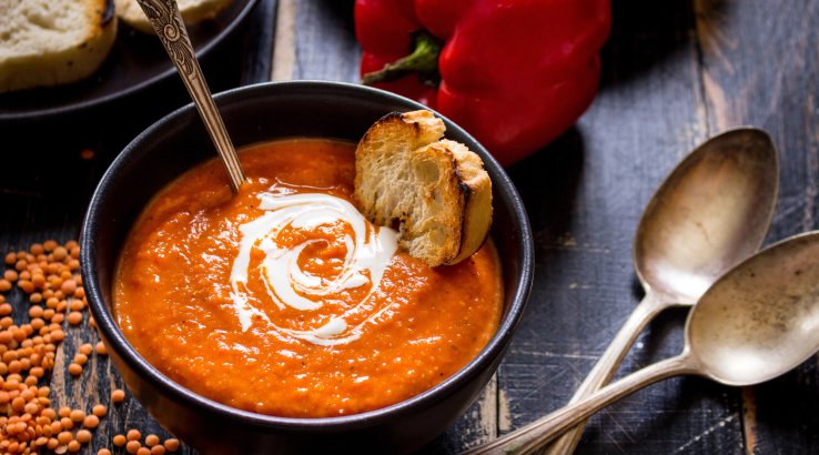 Крем-суп із сочевиці