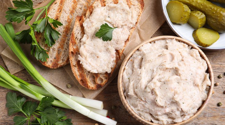 Намазка із сала та ковбаси