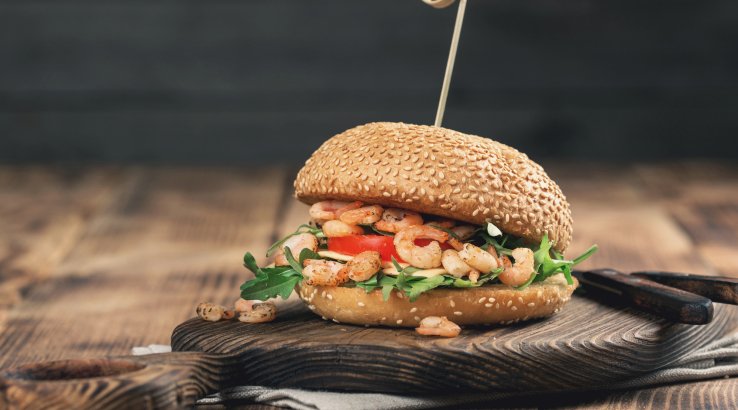 сендвіч з креветками