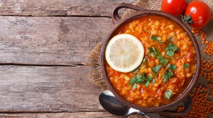 Суп з булгуром та сочевицею