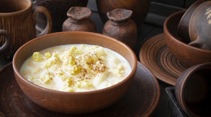 Молочний суп з макаронами