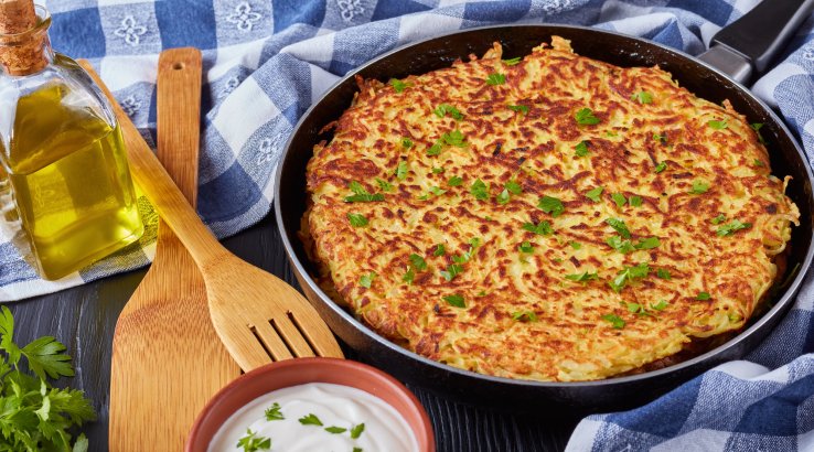 Картопляна паляниця із сиром