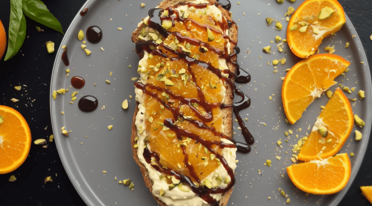 Зимовий тост з апельсином