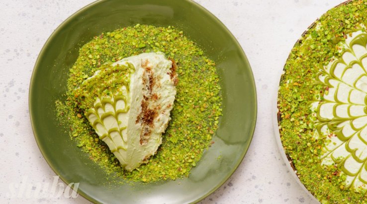 Фісташкове тирамісу без яєць