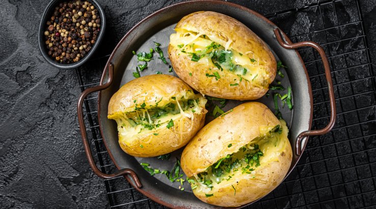 Фарширована картопля по-грецьки