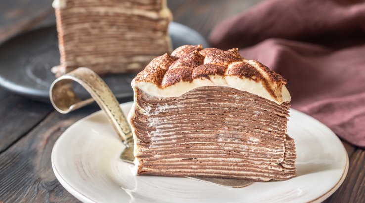 Млинцевий торт «Тирамісу»