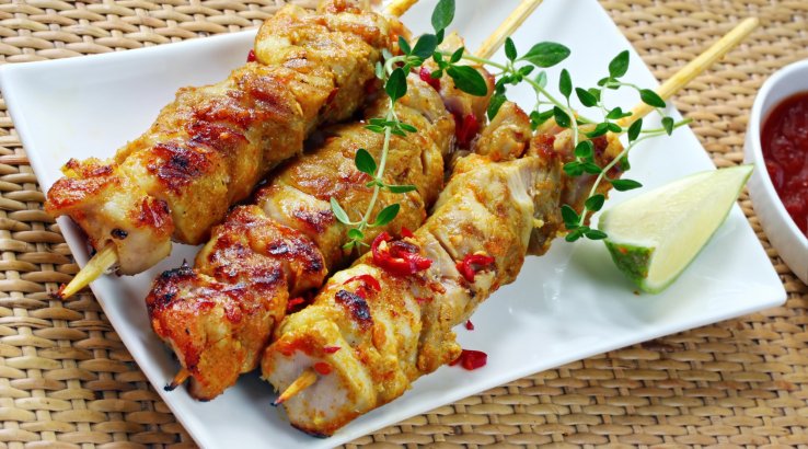 Азербайджанський шашлик з курки
