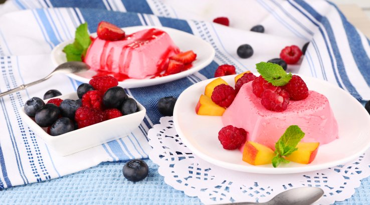 Желе з фруктового пюре