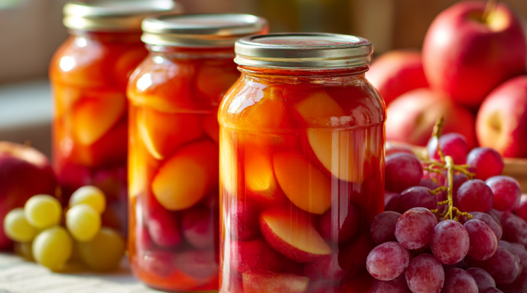 Компот з винограду і яблук