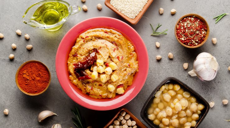 Хумус із в'ялених помідорів