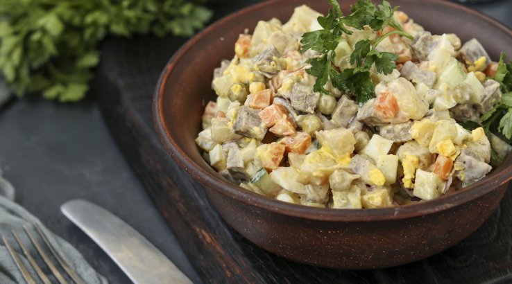 Олів'є з язиком