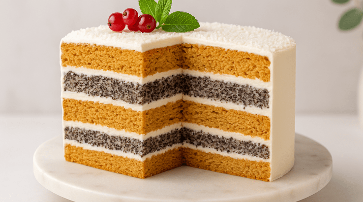 пляцок з маком і медом