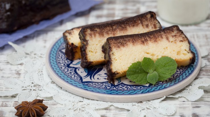 Запіканка з тертим шоколадом