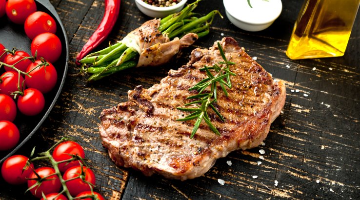 Рибай на грилі