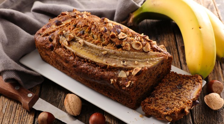 Банановий хліб з горіхами