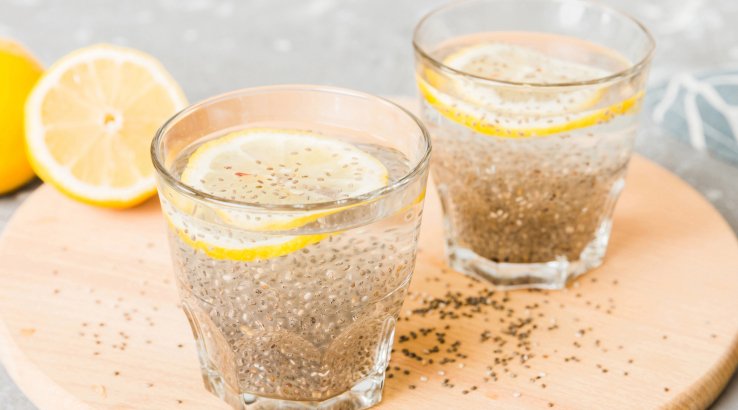 Корисний напій з насінням чіа