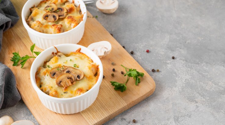 Запіканка з печериць