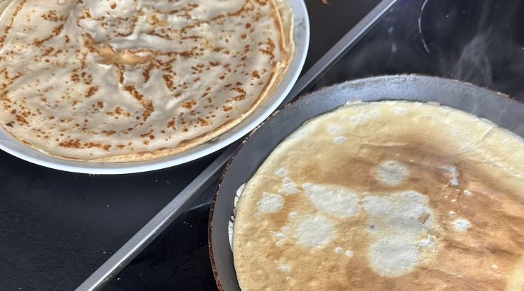 Млинці на молоці