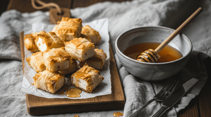 Фета в тісті філо