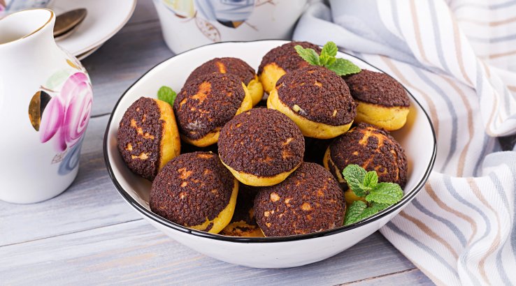 Тістечка шу з шоколадом