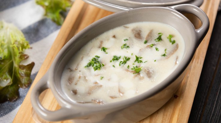 Грибний суп з куркою