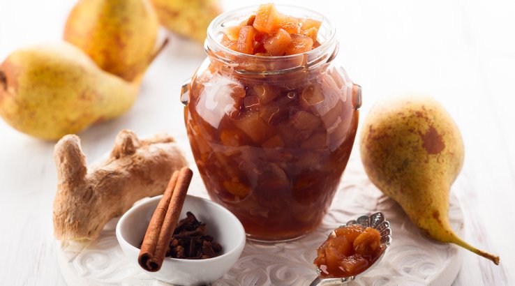 Грушеве чатні з прянощами