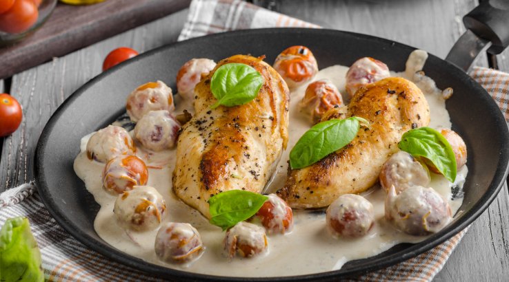 Куряче філе у вершковому соусі