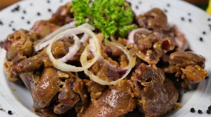 Смажені курячі сердечка