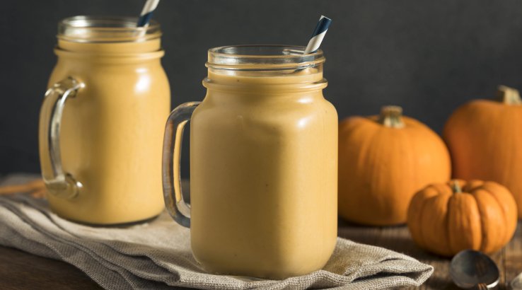 Гарбузово-бананове смузі з вівсянкою