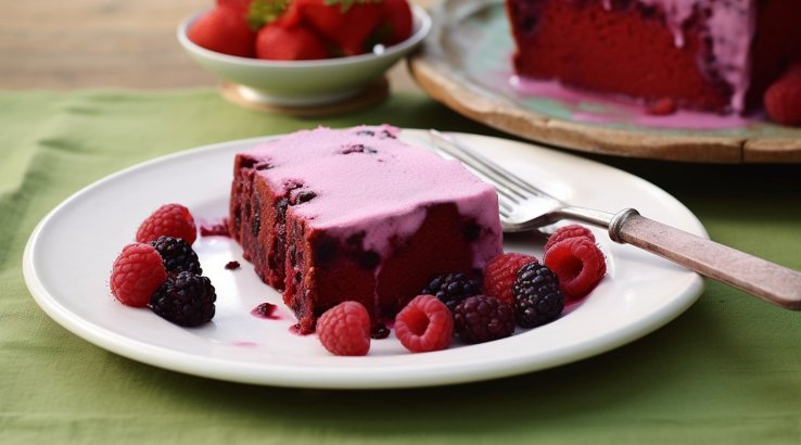 літній ягідний пудинг