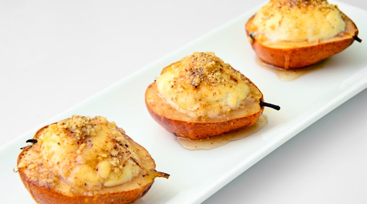 Кавові тістечка з грушею